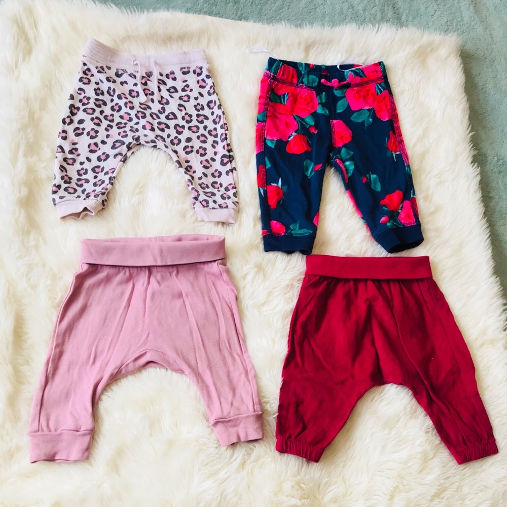 H&M  Pants For Baby Girl Size 2-4 Months
